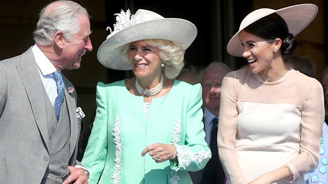 prince charles meghan markle garden party