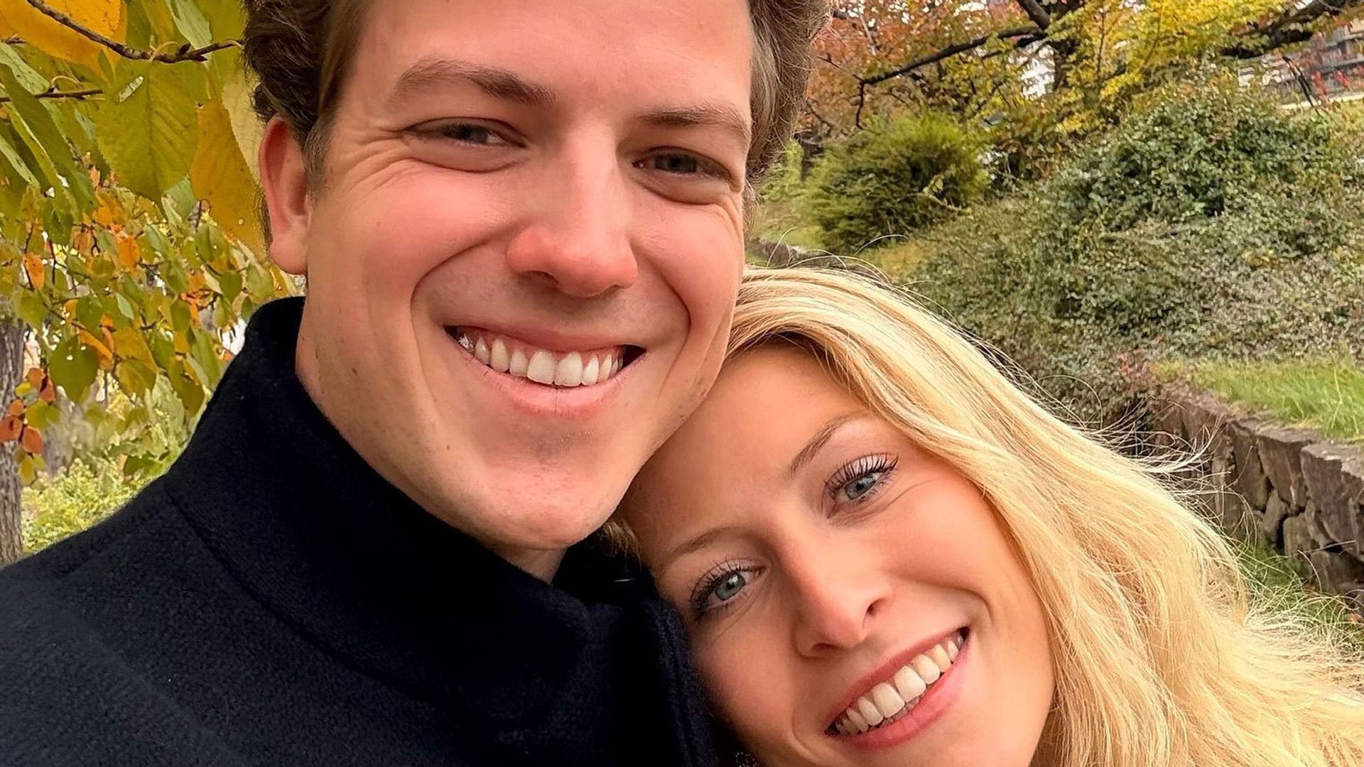 A photo of a blonde girl and brunette boy 