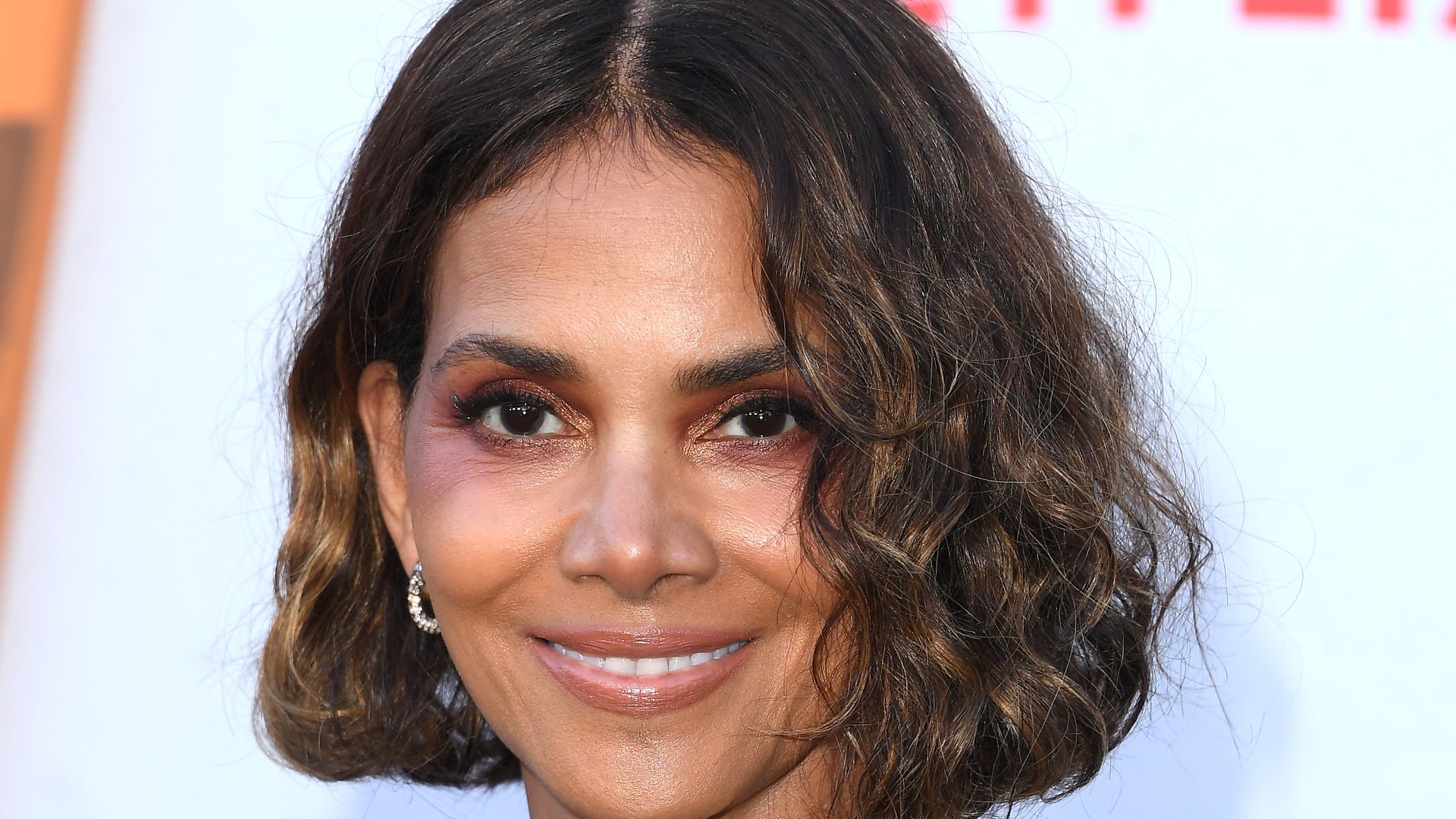 Halle Berry's incredible sheer lace dress in latest red carpet outing has to be seen to be believed