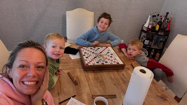 Dylan Dreyer said her family were all testing their patience during a game of scrabble