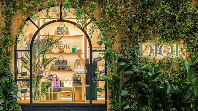 Dior pop-up store in Villa d'Este, Lake Como