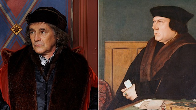 Mark Rylance and Thomas Cromwell's portrait