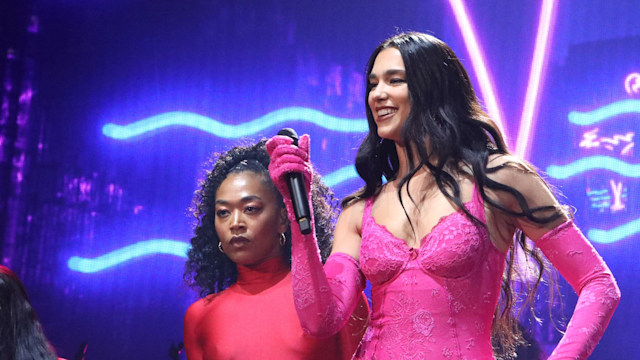 Dua Lipa performs during "The Future Nostalgia Tour" at Scotiabank Arena on July 27, 2022 in Toronto, Ontario