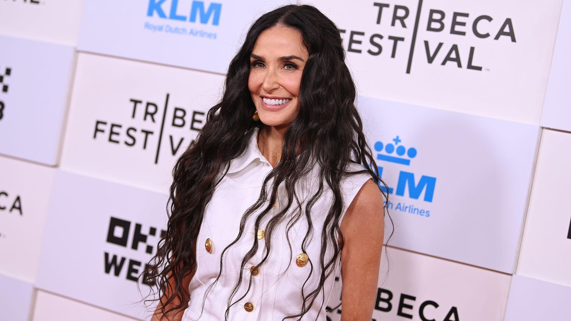 Demi Moore at the World Premiere of ABC News Studios' BRATS as part of Tribeca Film Festival held at the OKX Theater on June 7, 2024 in New York City, New York. (Photo by Kristina Bumphrey/Variety via Getty Images)