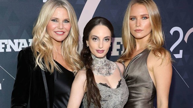 Christie Brinkley and her daughters Sailor and Alexa 