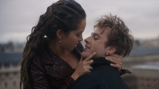 woman and man embracing