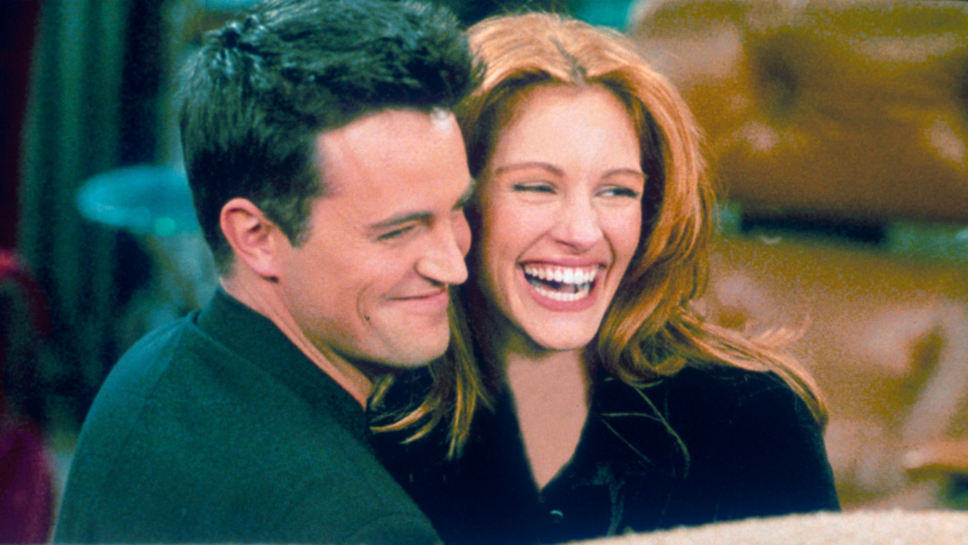 Matthew Perry with Julia Roberts 