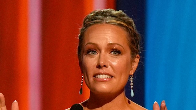 Dylan Dreyer at the People's Choice Country Awards looking glam 