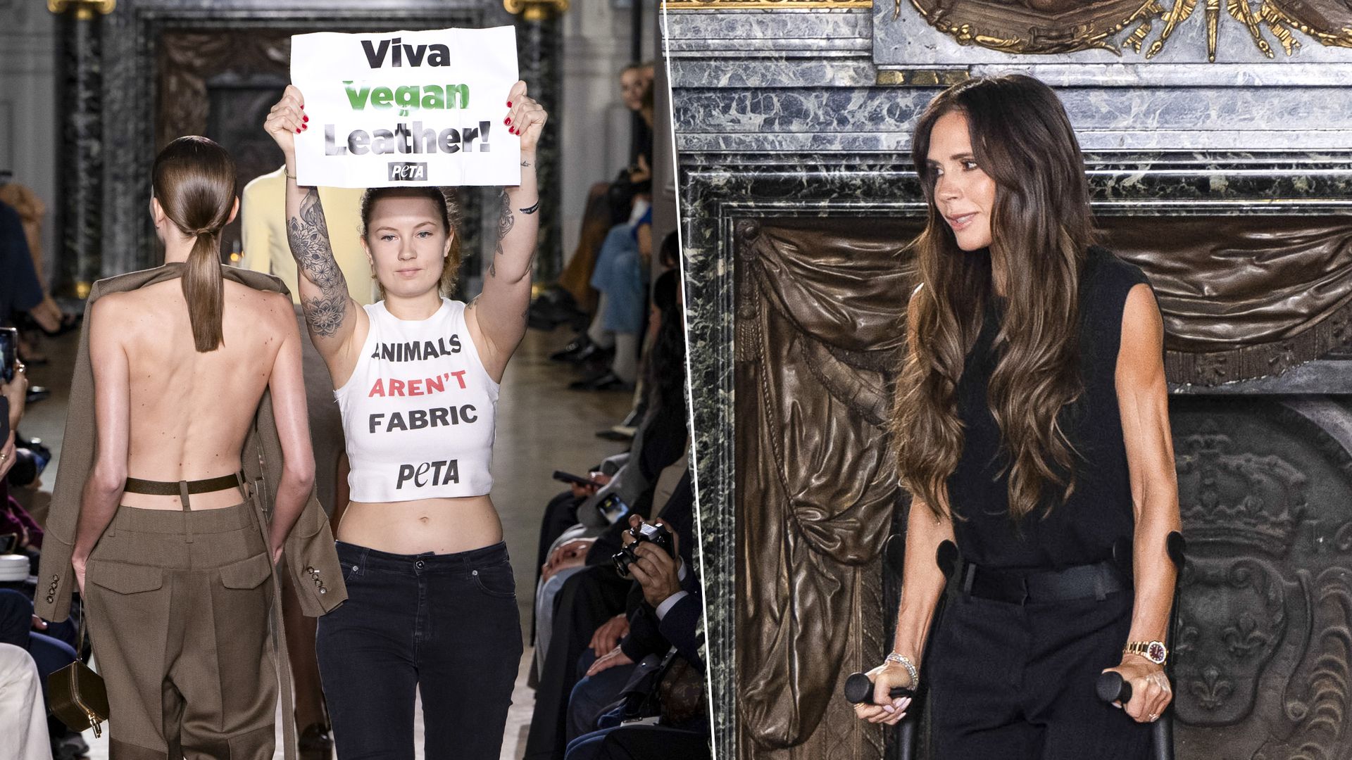 Victoria Beckham explains why she 'just broke down' at her Paris fashion  show