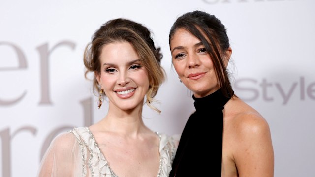 Lana Del Rey and Molly Dickson attend the InStyle Imagemaker Awards at Private Residence on October 24, 2024 in Bel Air, California