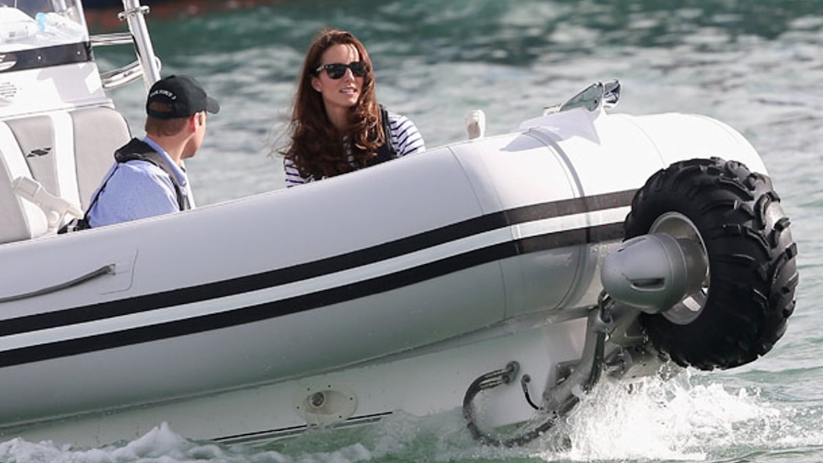 Prince William and Kate Middleton share an intimate moment on unique