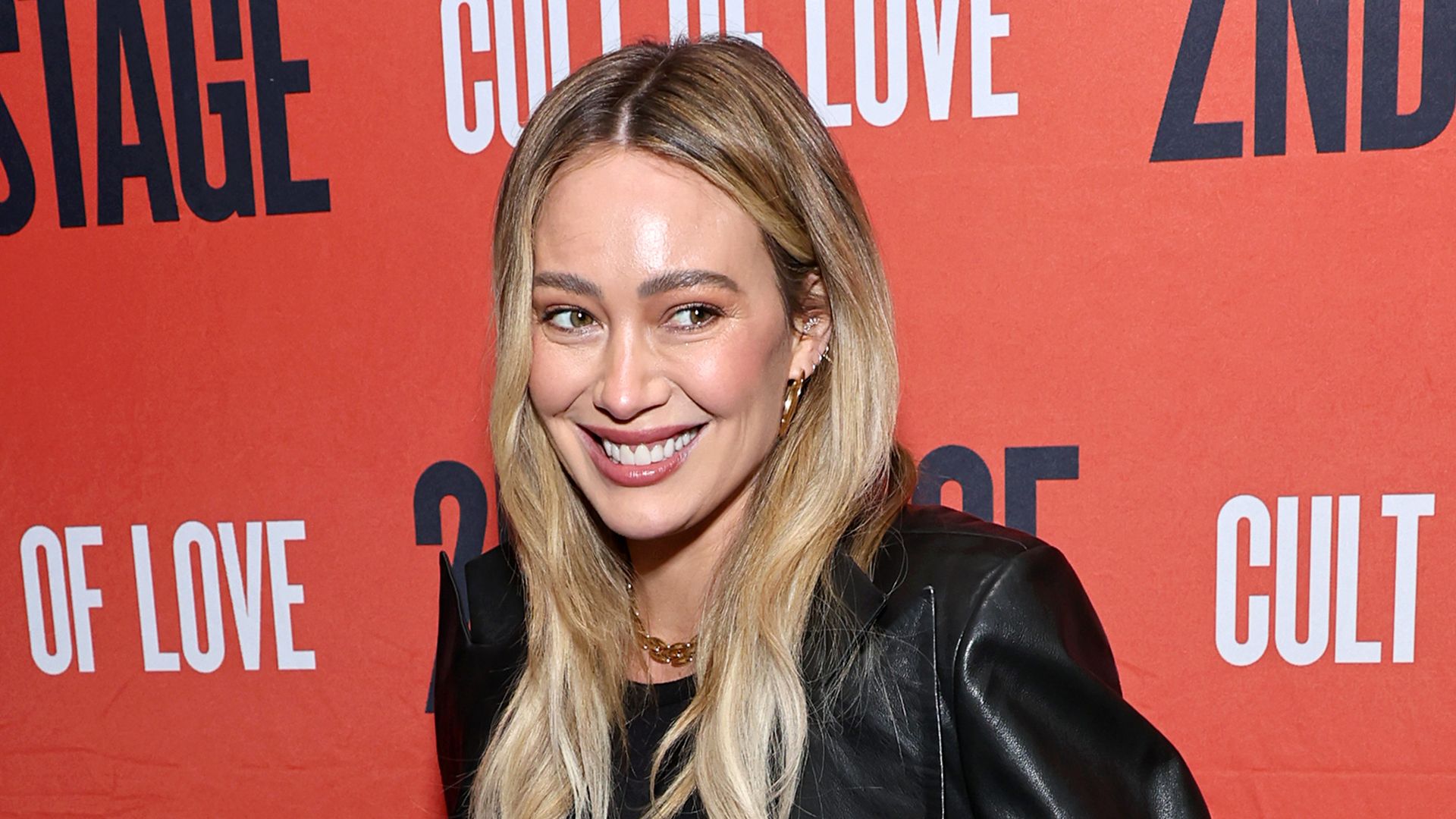 Hilary Duff attends "Cult Of Love" Broadway Opening Night at Hayes Theater on December 12, 2024 in New York City. (Photo by Jamie McCarthy/Getty Images)