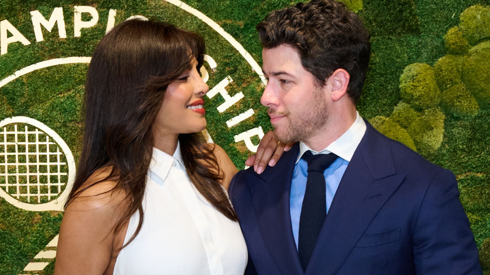 Priyanka Chopra and Nick Jonas at The Championships