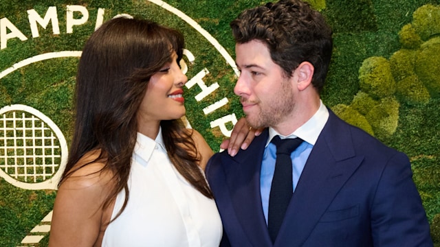Priyanka Chopra and Nick Jonas at The Championships