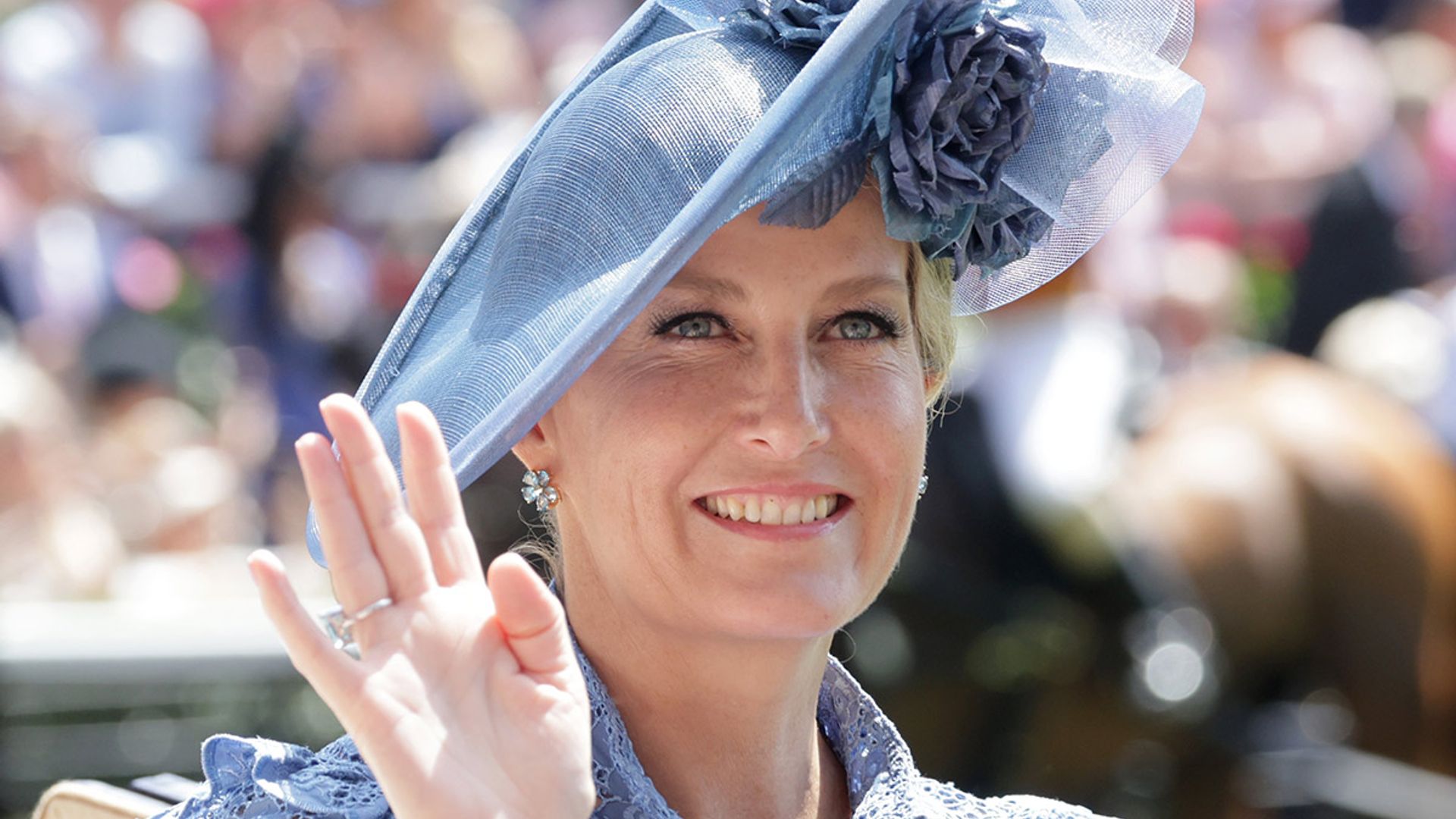 Sophie Wessex turns heads in lace on the second day of Royal Ascot | HELLO!