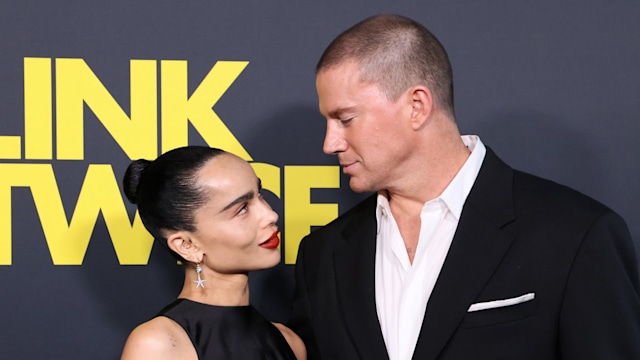 Zoe Kravitz and Channing Tatum attend the Los Angeles Premiere of Amazon MGM Studios' "Blink Twice" at DGA Theater Complex on August 08, 2024 in Los Angeles, California