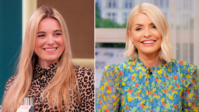 Sian Welby, Holly Willoughby split image 