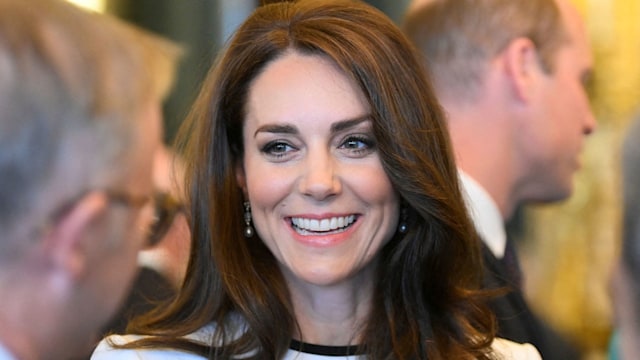 Princess Kate looks angelic in belted dress and butterfly heels for pre-coronation ‘do