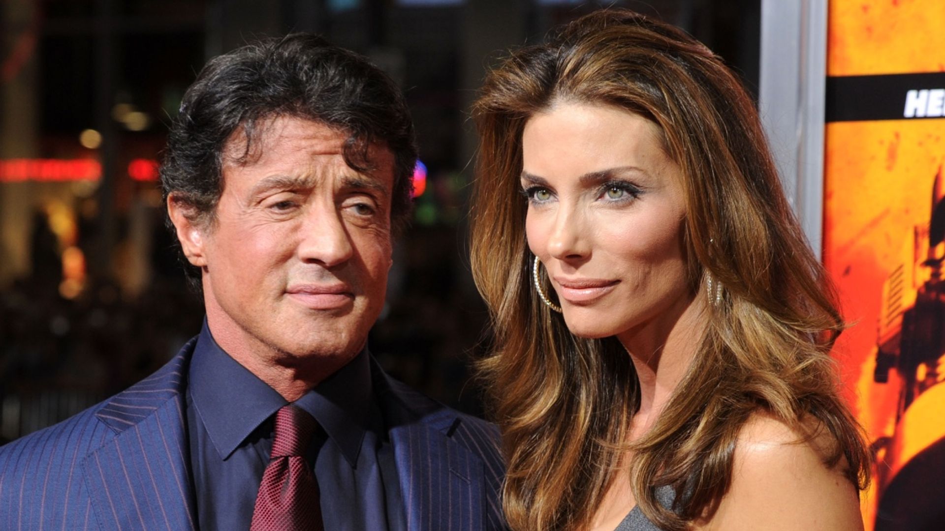 sylvester stallone photo wife daughters
