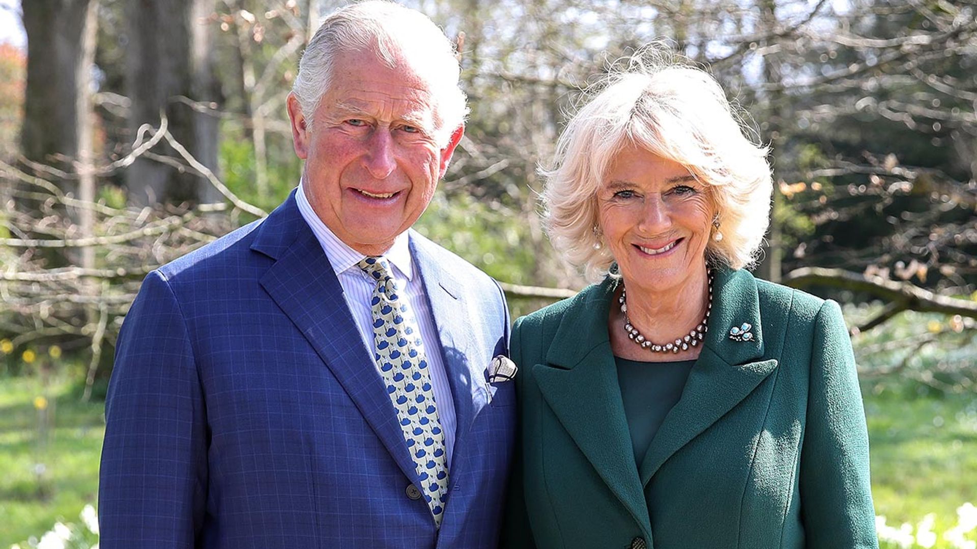 prince charles and camilla in green