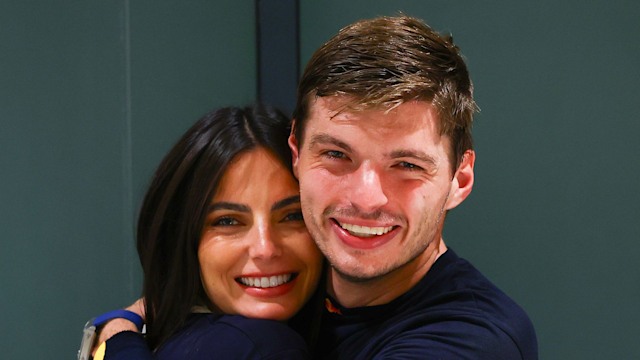 max verstappen hugging girlfriend