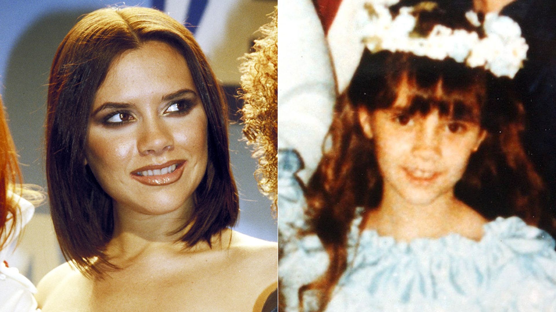 Baby Victoria Beckham looks unrecognisable in beautiful bridesmaid dress