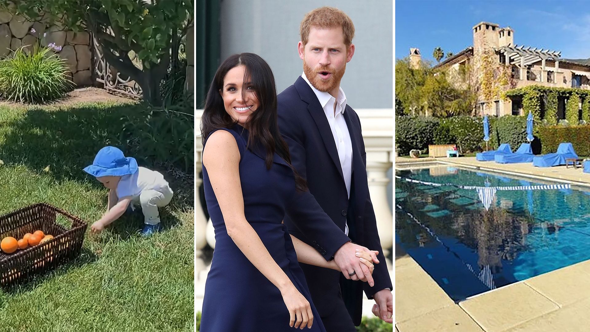 Prince Harry and Meghan Markle's garden at Montecito home