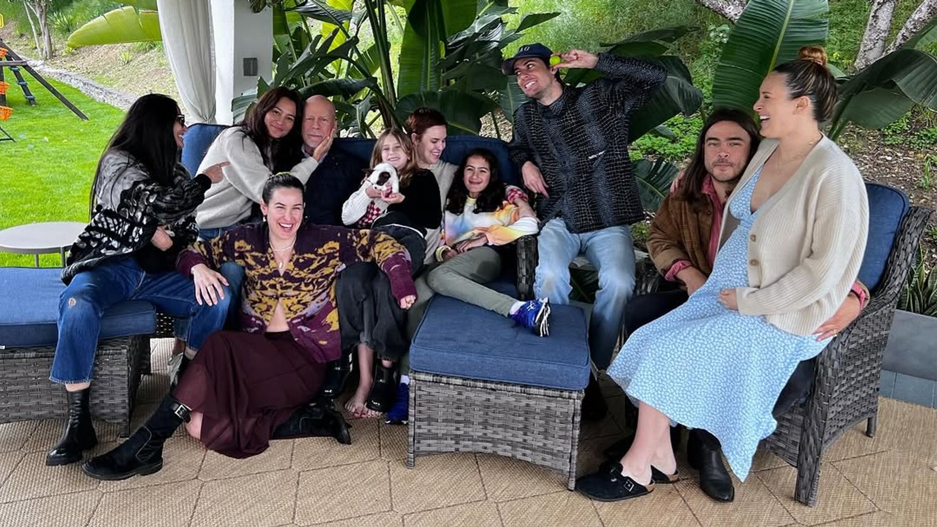 Demi Moore, Bruce Willis and Emma Heming Willis celebrate Thanksgiving with their family, shared on Instagram