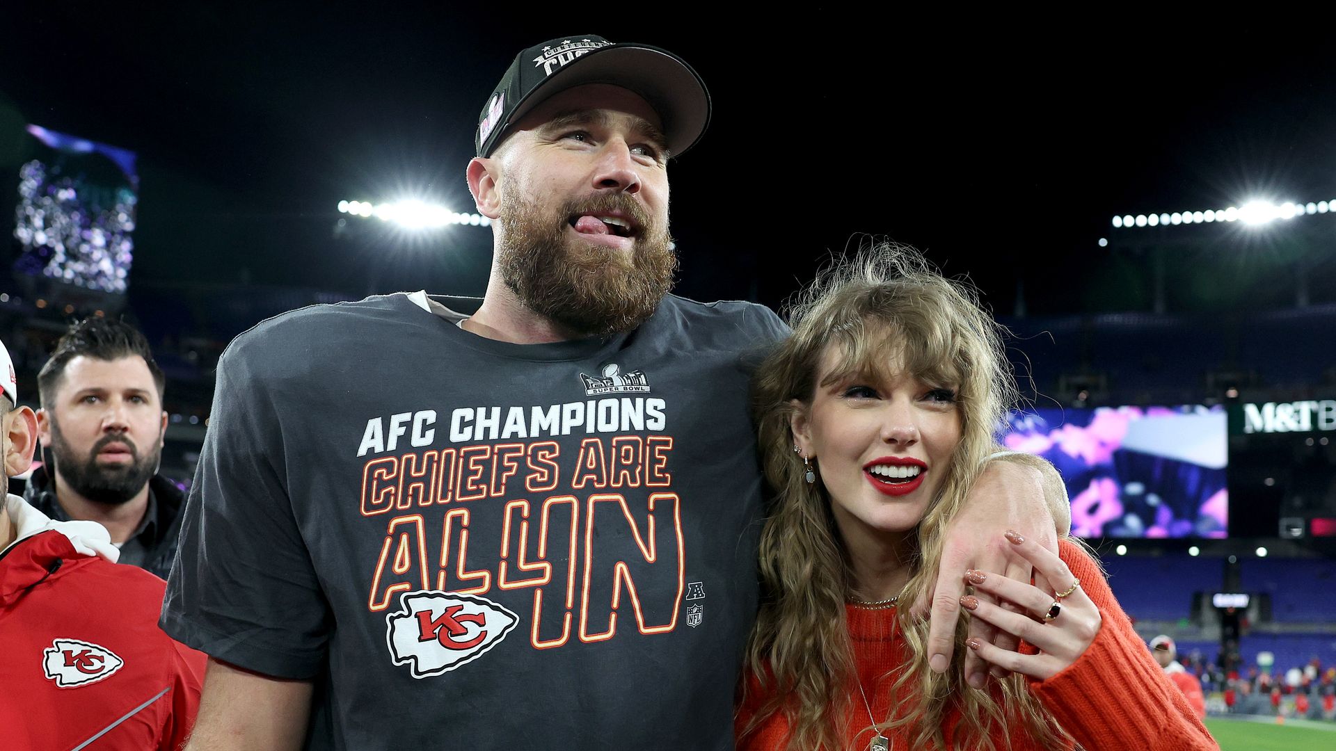 Taylor Swift and Travis Kelce celebrate incredible engagement news