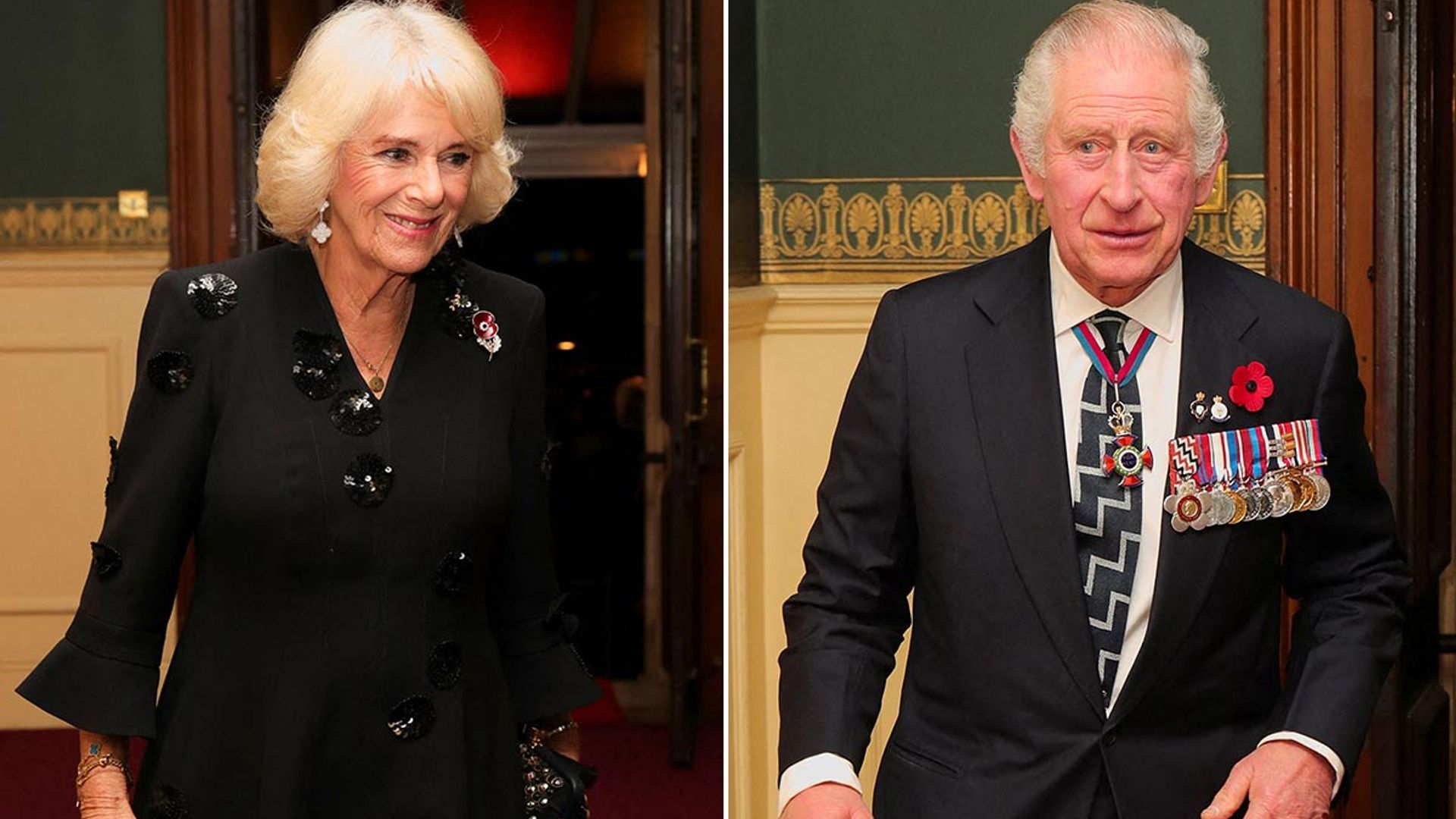 king charles queen consort camilla festival of remembrance