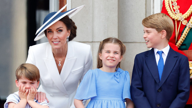 Kate Middleton with George, Charlotte and Louis