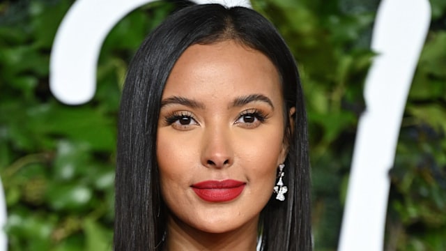 Maya Jama red dress 