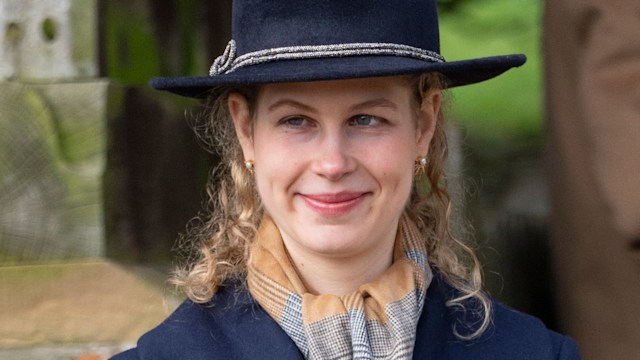 Lady Louise Windsor attends the Christmas Day service at St Mary Magdalene Church