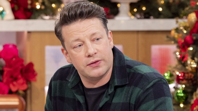 Jamie Oliver in a plaid jacket