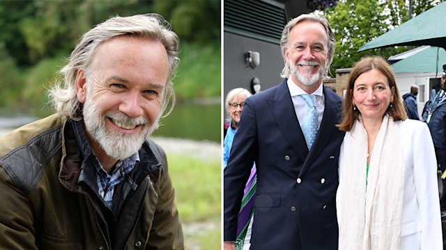 Marcus Wareing with his wife Jane