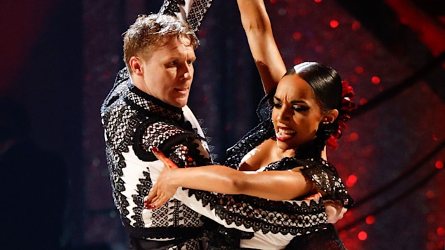 Jamie Borthwick and Michelle Tsiakkas dance