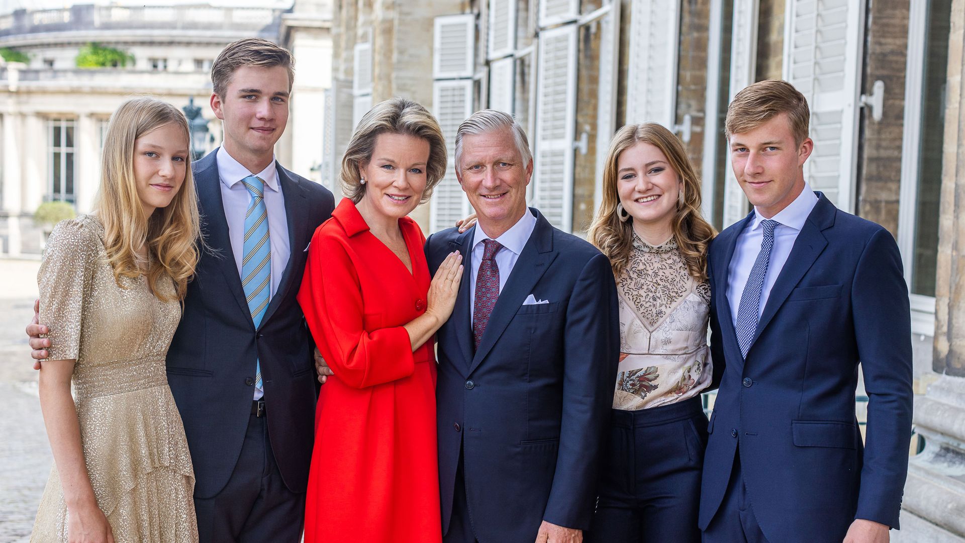 Belgium royal family Christmas card 2023