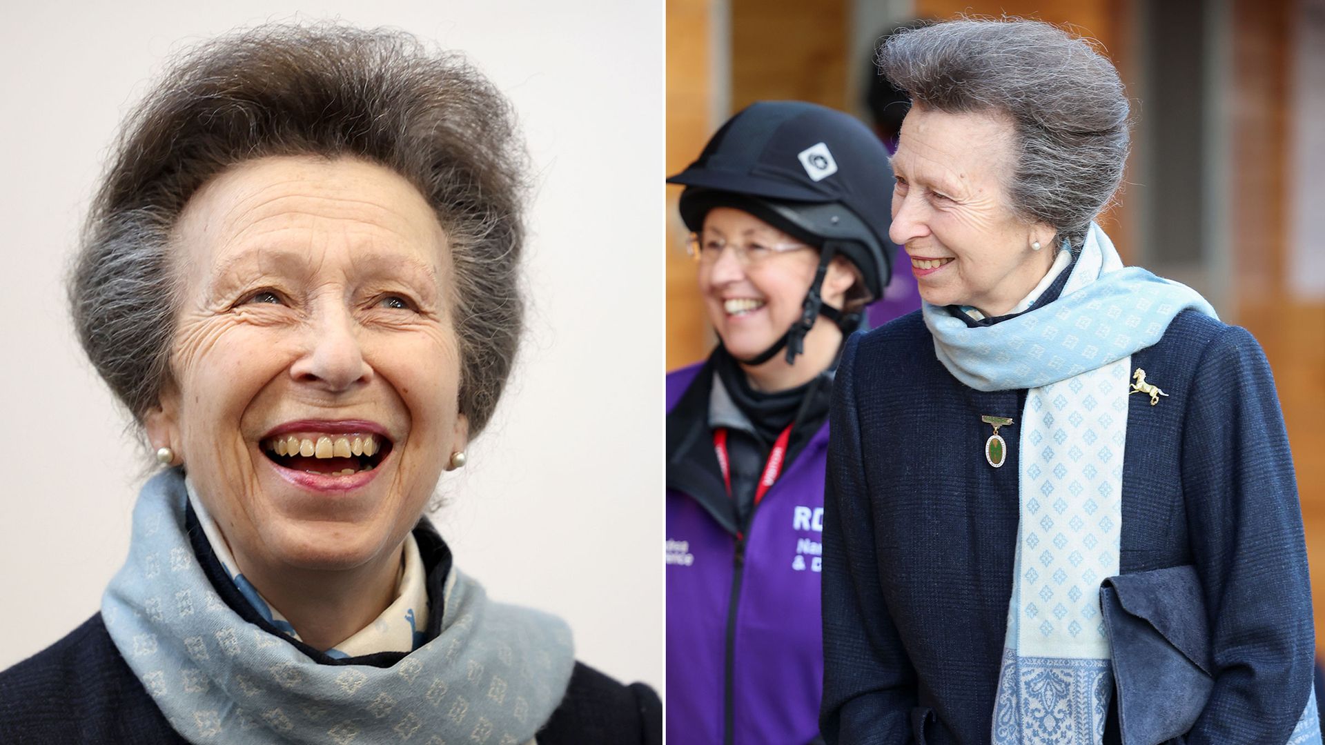 Princess Anne visited an equestrian centre in Cheshire