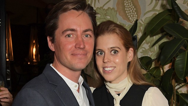 Edoardo Mapelli Mozzi and Princess Beatrice of York at The Pavilion Club on November 9, 2021 