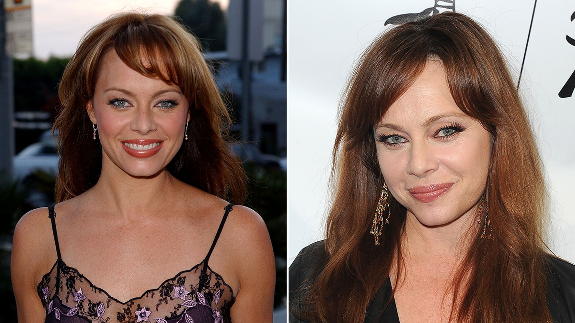 Split image of Melinda Clarke