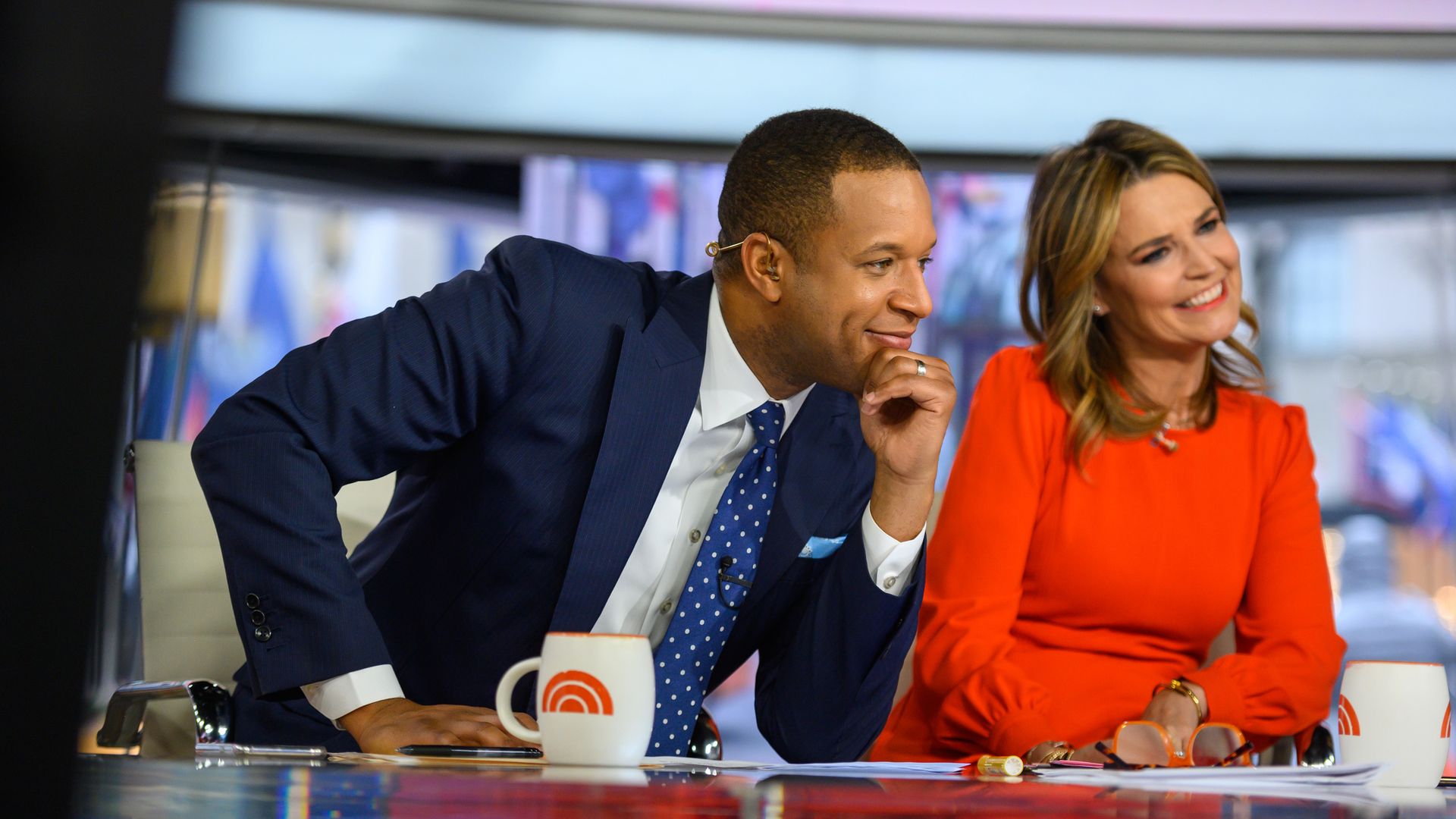 Craig Melvin and Savannah Guthrie on Today