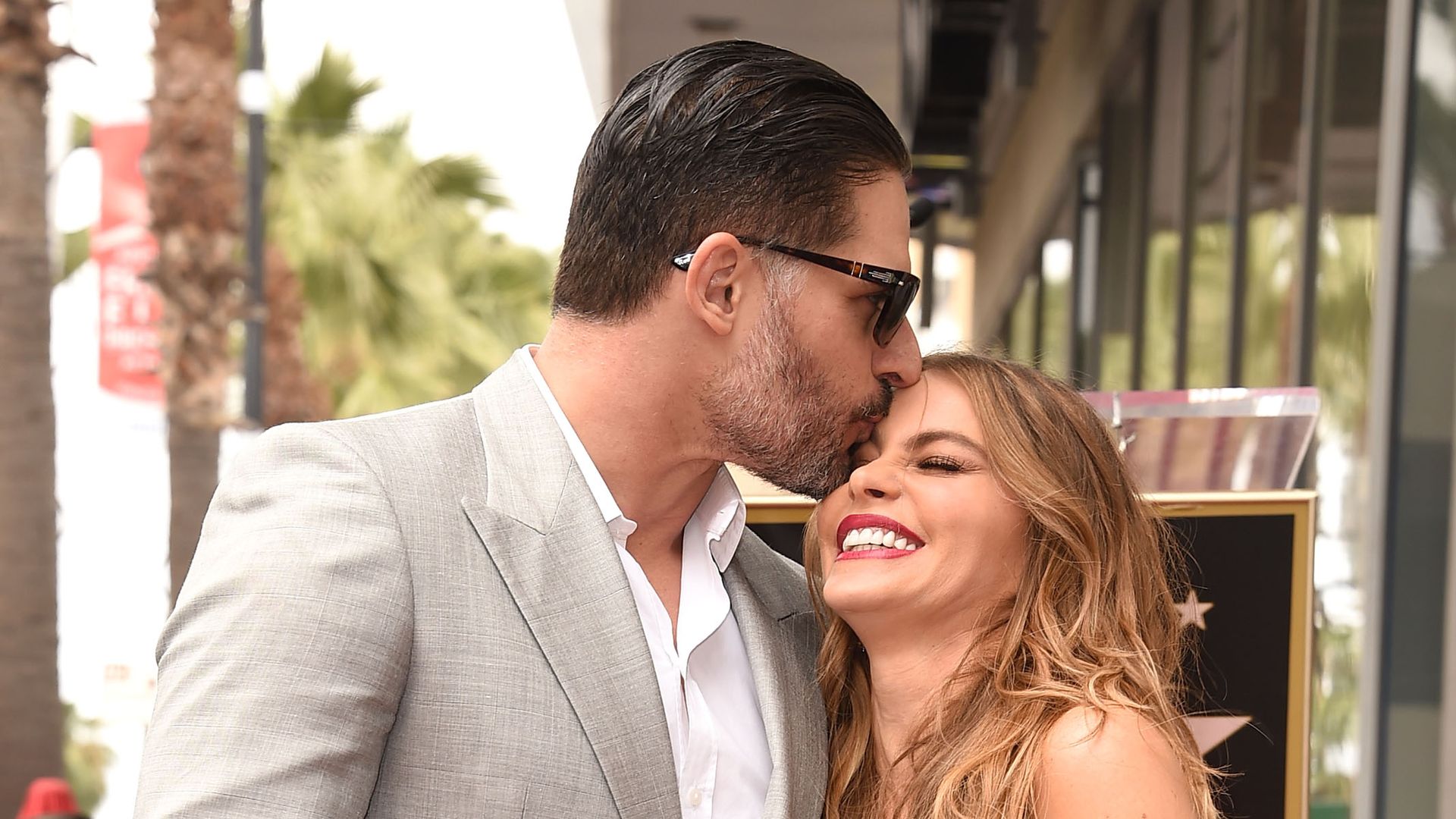 Joe Manganiello and Sofia Vergara Honored With Star On The Hollywood Walk Of Fame on May 7, 2015 in Hollywood, California
