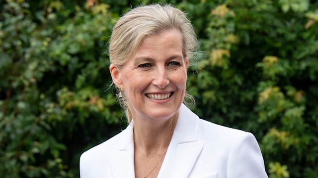 Sophie, Countess of Wessex during a visit to Windmill City Farm on July 6, 2021 in Bristol, England.