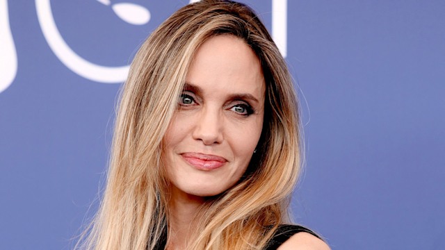 Angelina Jolie attends a photocall for the movie "Maria" during the 81st Venice International Film Festival at  on August 29, 2024 in Venice, Italy