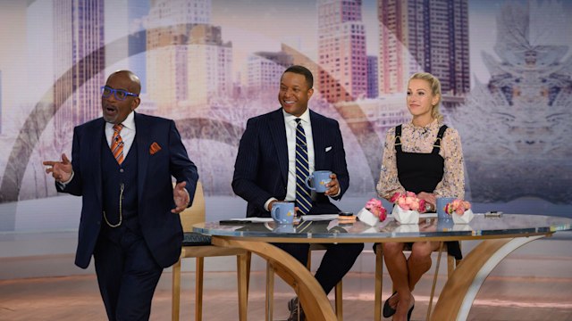 Today's Al Roker walking off the set of the NBC daytime show