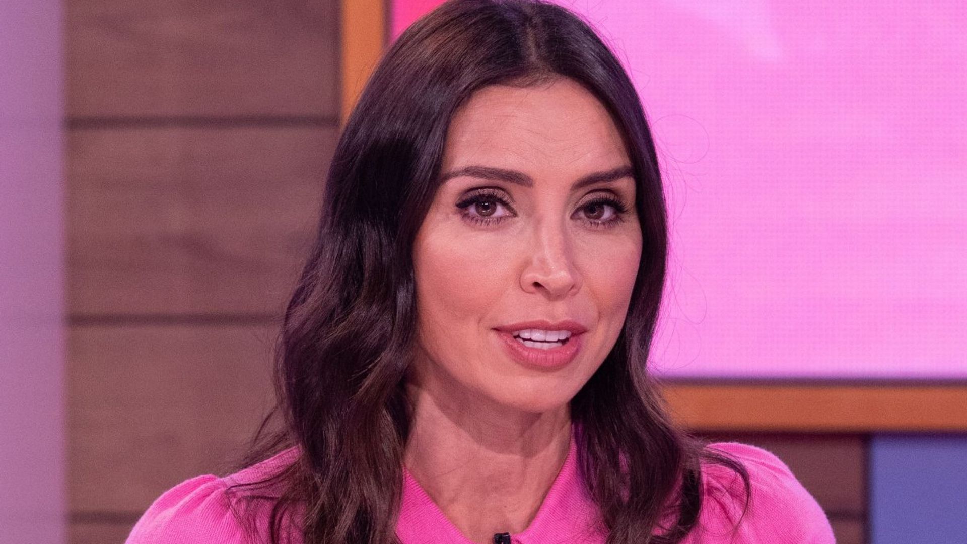 Christine Lampard is SO pretty in pink in her latest Loose Women look