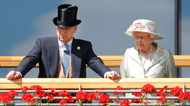 prince andrew and the queen