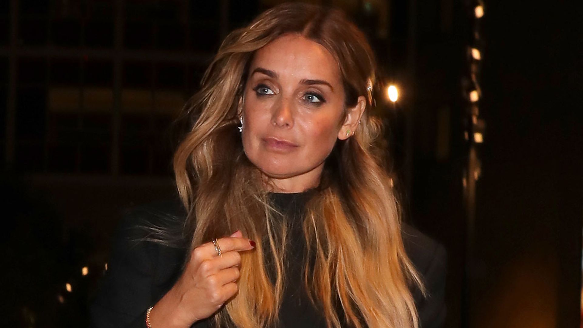 louise redknapp leather trousers