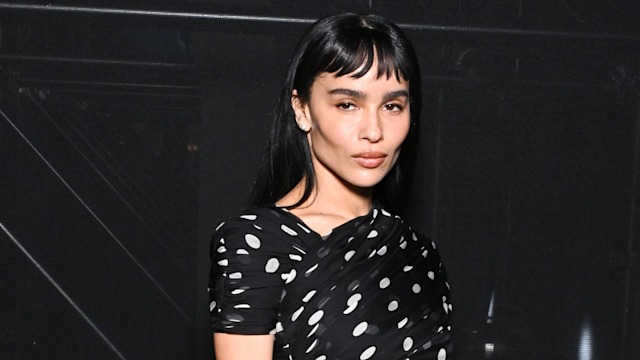 PARIS, FRANCE - SEPTEMBER 26: (EDITORIAL USE ONLY - For Non-Editorial use please seek approval from Fashion House) Zoe Kravitz attends the Saint Laurent Womenswear Spring/Summer 2024 show as part of Paris Fashion Week  on September 26, 2023 in Paris, France. (Photo by Stephane Cardinale - Corbis/Corbis via Getty Images)