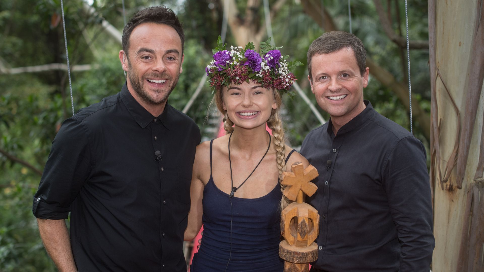 Georgia Toffolo is crowned Queen of the Jungle by Anthony McPartlin and Declan Donnelly
'I'm a Celebrity... Get Me Out of Here!' TV Show, Series 17, Australia - 10 Dec 2017